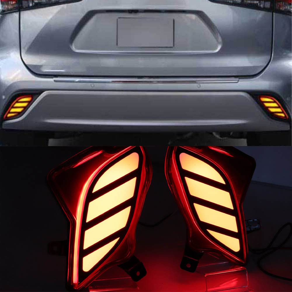 トヨタハイランダー　リアバンパーランプテールランプ Amazon.co.jp: For トヨタハイランダー2020 2021,リアバンパーランプ
